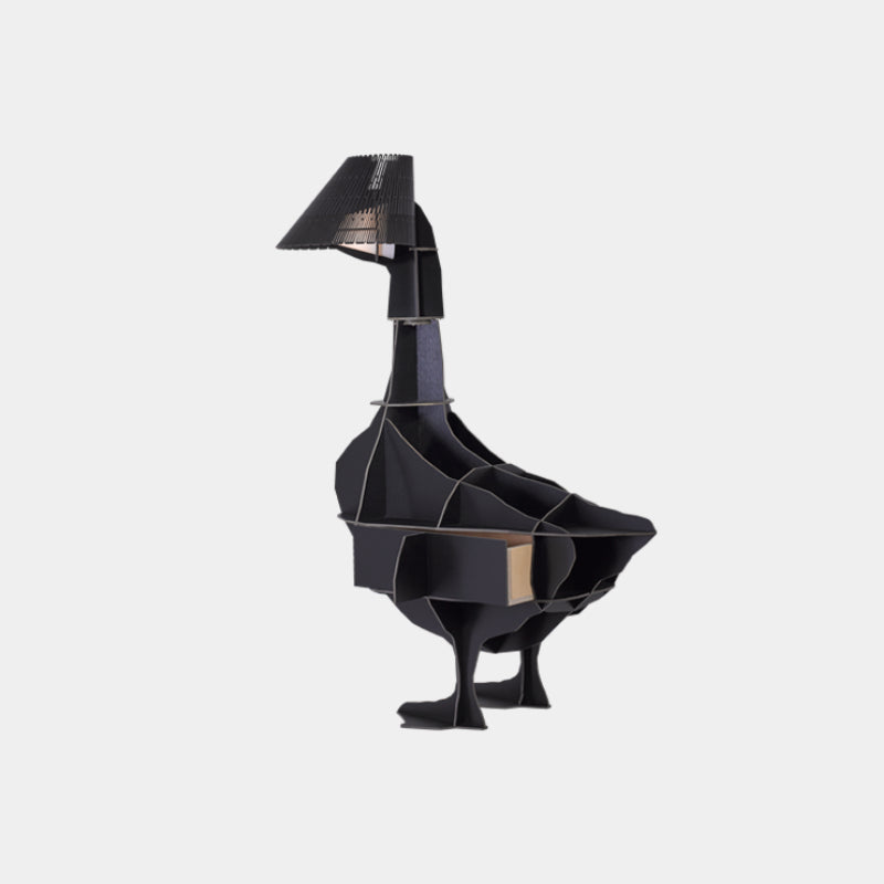 chevet oie lampe junon stratifie massif noir ibride design mama minka