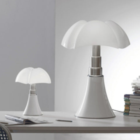 Lampe de table réglable en hauteur PIPISTRELLO led blanche