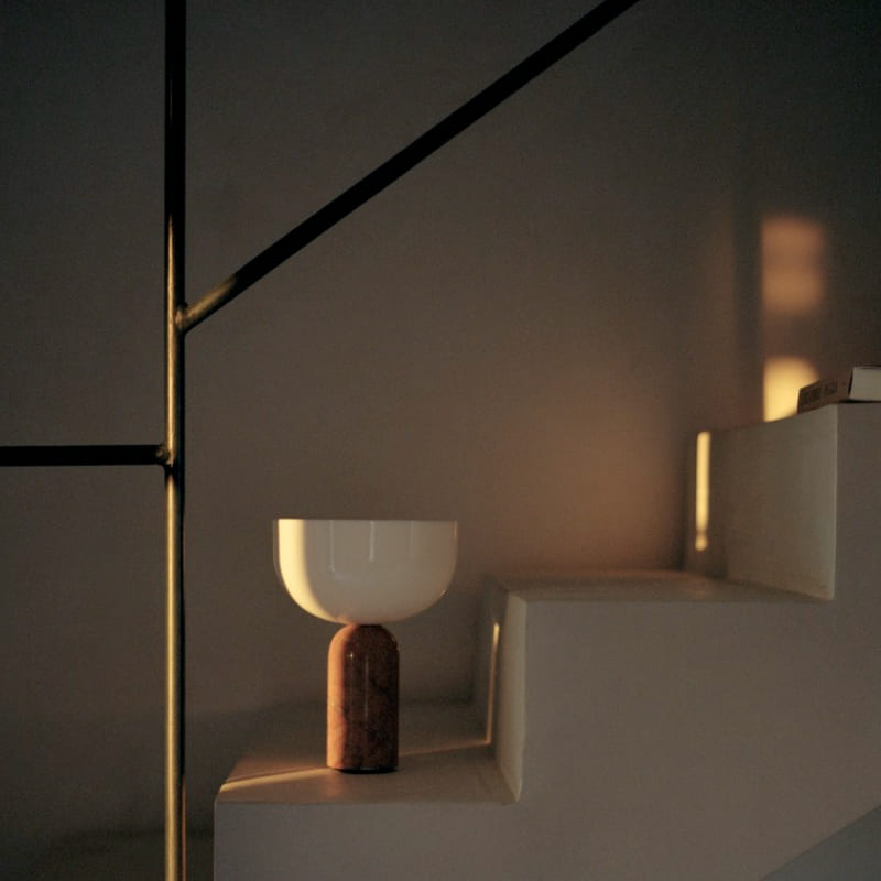 lampe portative kizu marbre breccia pernice new works