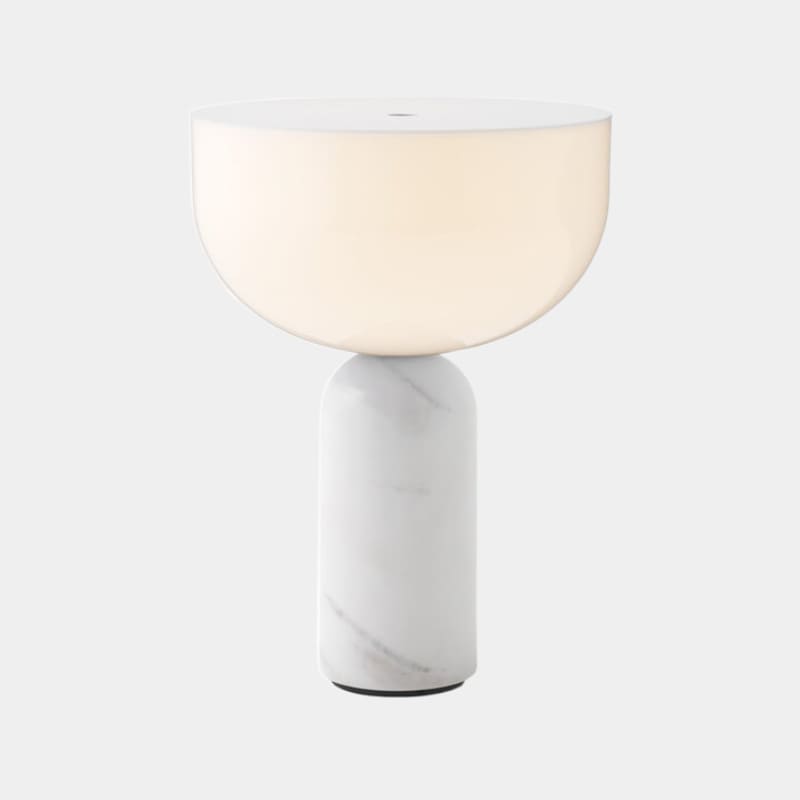 lampe portative kizu marbre blanc new works mamaminka