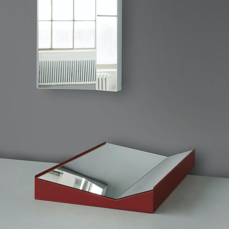 Miroir MIMESIS rouge basque - Please Wait To Be Seated